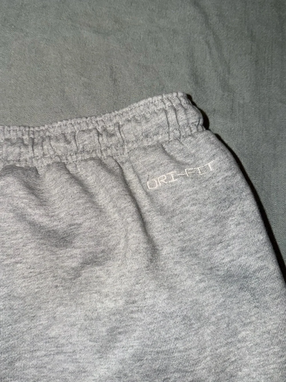 Nike Light Gray Heather Joggers with White Swoosh